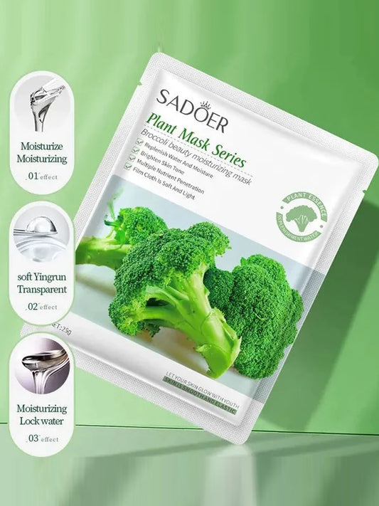 Broccoli Beauty Moisturizing Face Sheet Mask