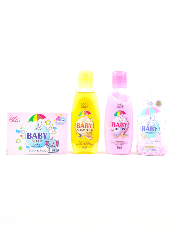 Soft Touch Baby Care Gift Set Box Kit (Pack Of 4)