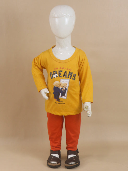 1Yr - 4Yrs Dreams Yellow Suit For Kids RG BS70