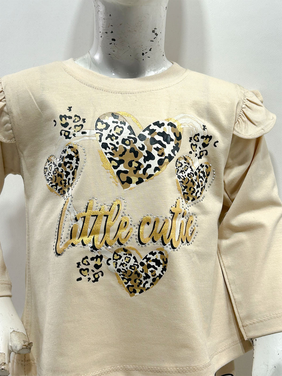 1Yr - 4Yrs Light Brown Little Cute Suit For Girls GS597