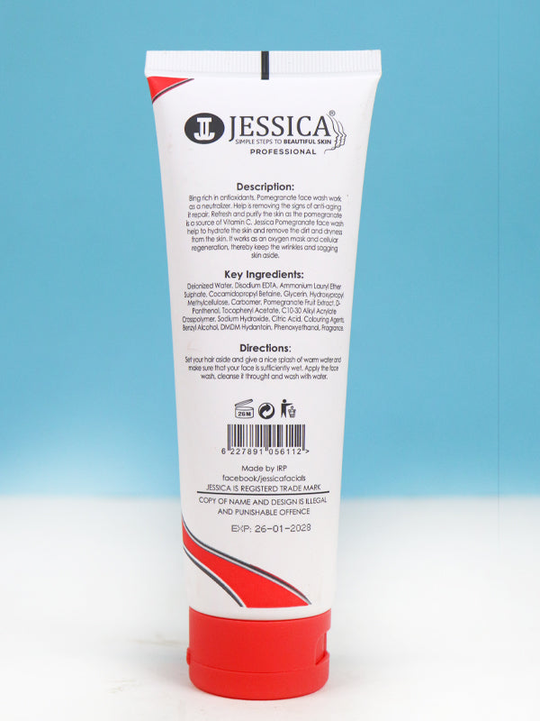 Jessica Pomegranate Facial Foam/Face Wash - 125ML