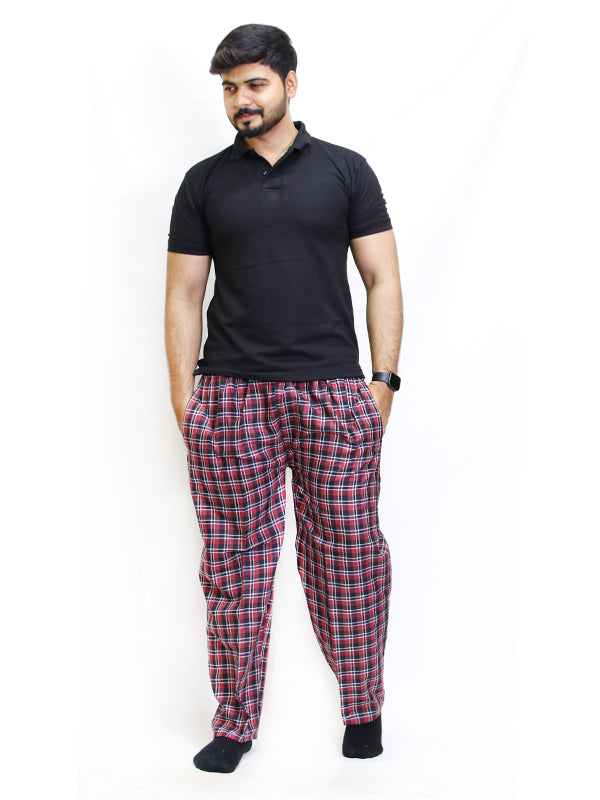 Pack Of 3 A Men's Trouser Checks - Multicolor & Multidesign