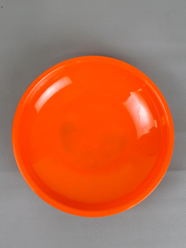 MP05 Pack Of 3 Plastic Plates Dark Orange