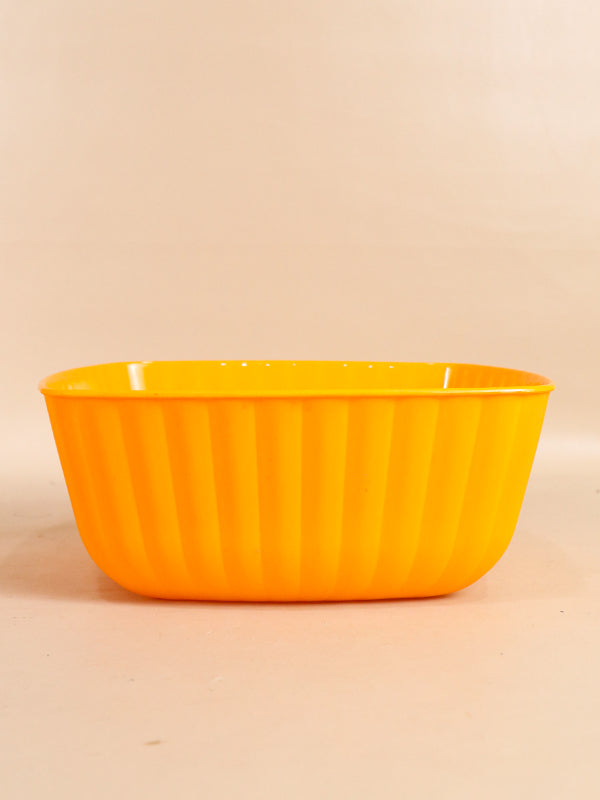 Yellow Plastic Serving Bowl/Container MB11