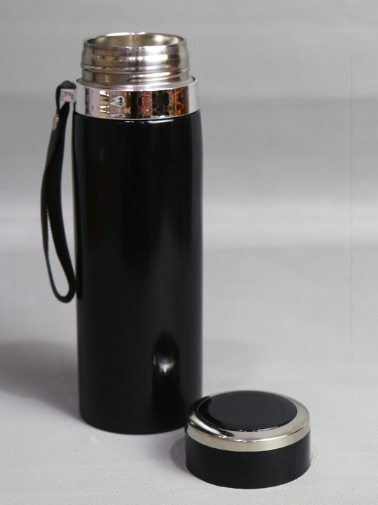 Black Stainless Steel Vacuum Bottle D-36