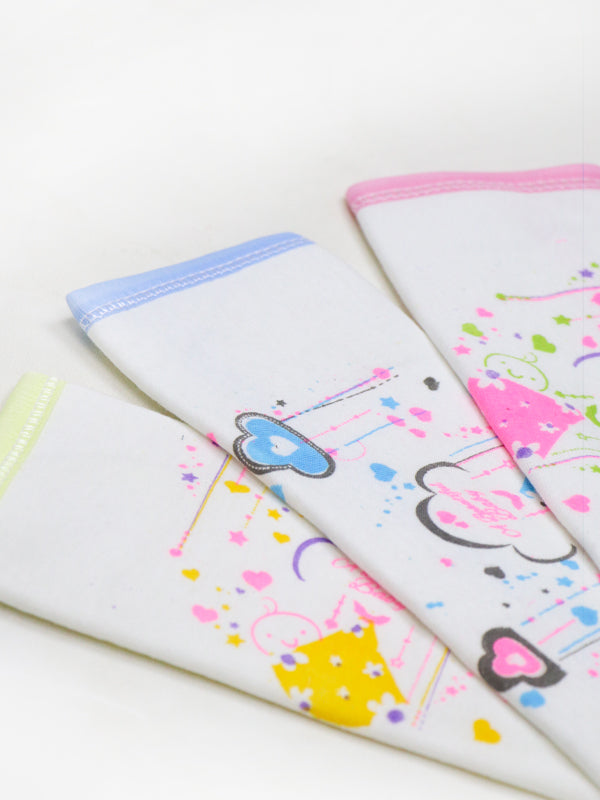 Pack of 3 Newborn Napkin Set Multicolor Multidesign 03