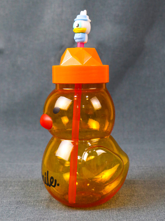 Duck Orange Plastic Transparent Water Bottle WTB21 - 750ML