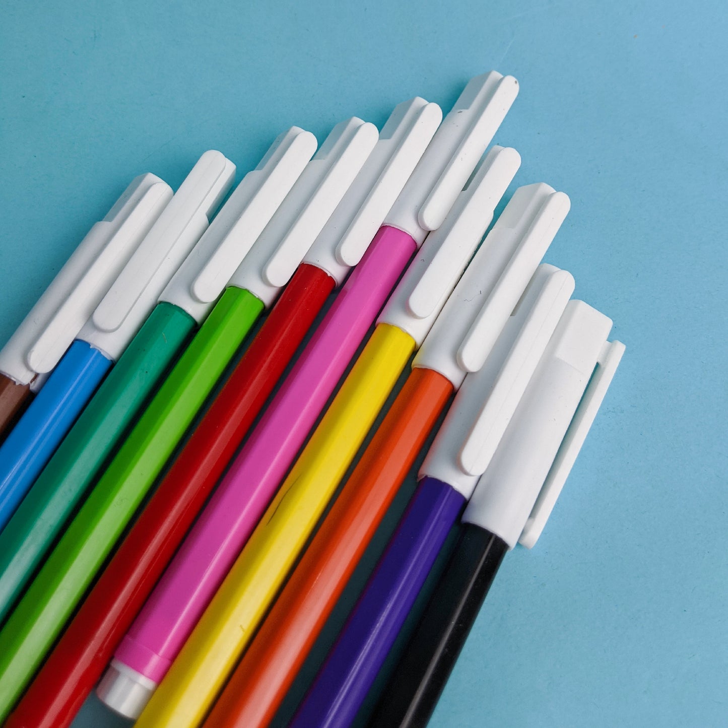 Pack Of 10 Fibre Mercury Markers