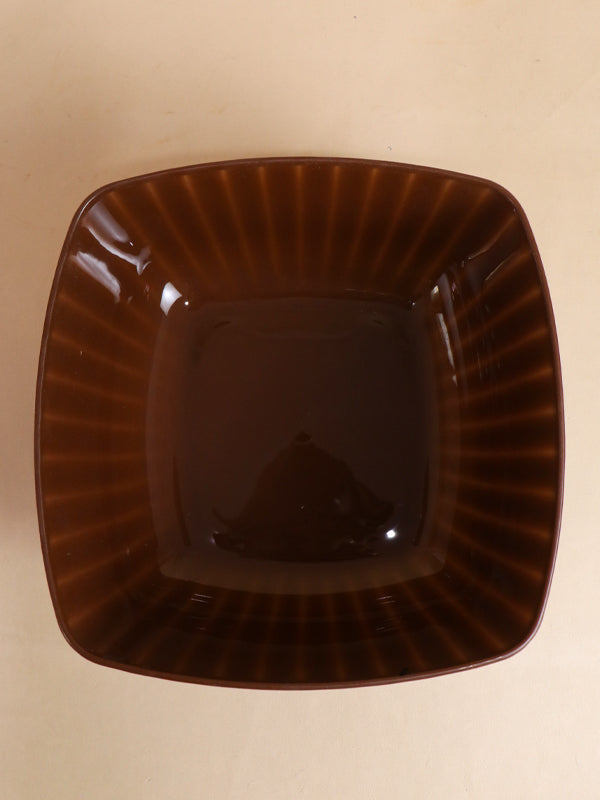 Dark Brown Plastic Serving Bowl/Container MB11