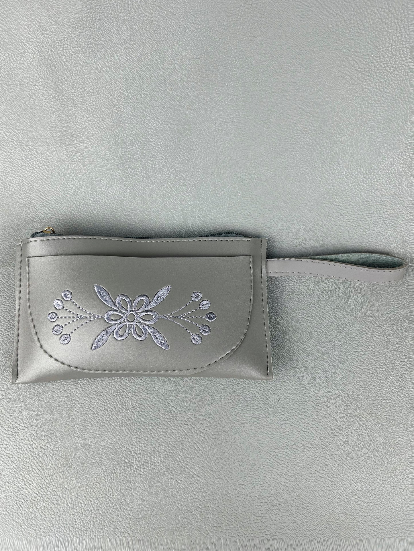 Grey Hand Pouch For Women's WHB86