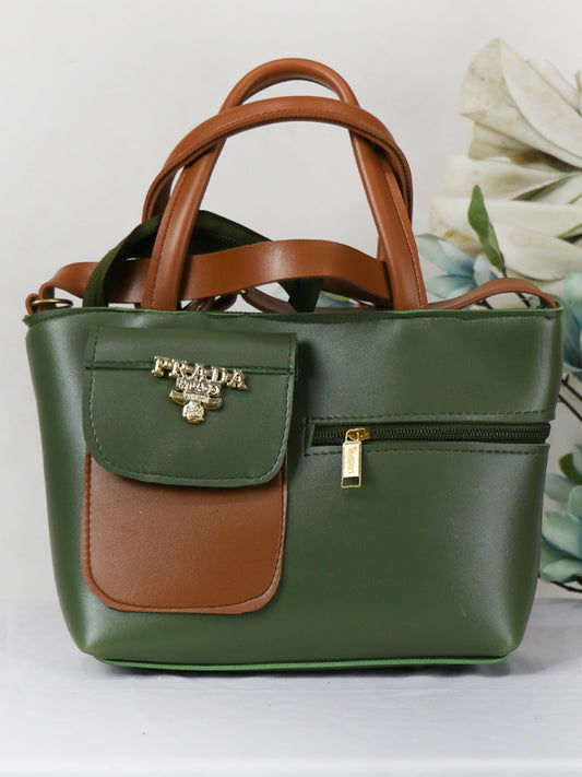 WHB30 Women's Handbag Dark Green