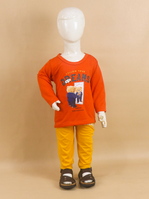 1Yr - 4Yrs Dreams Orange Suit For Kids RG BS70
