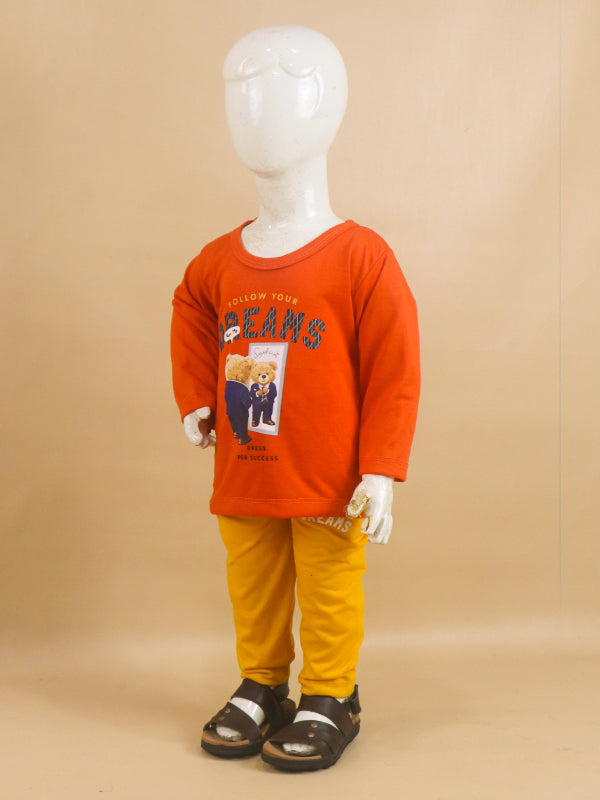 1Yr - 4Yrs Dreams Orange Suit For Kids RG BS70