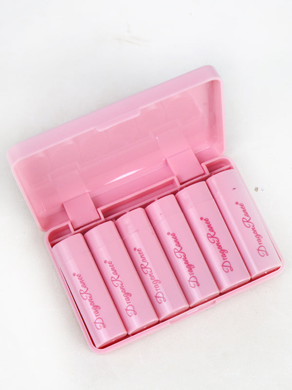 Pack Of 6 Honey Peach Charming And Smooth Lipstick