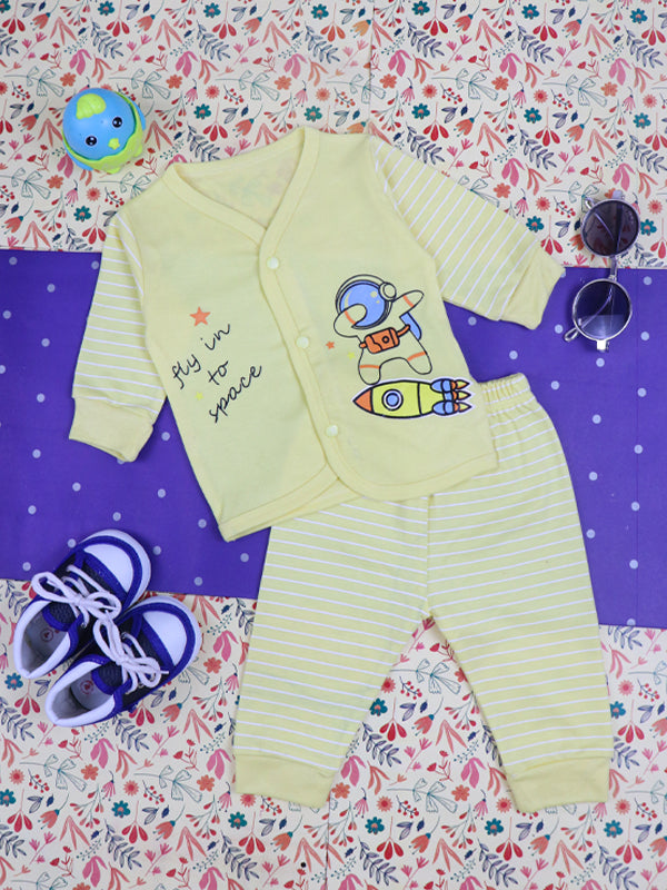 0Mth - 9Mth Fly Yellow Baba Suit For Newborns BG NBS75