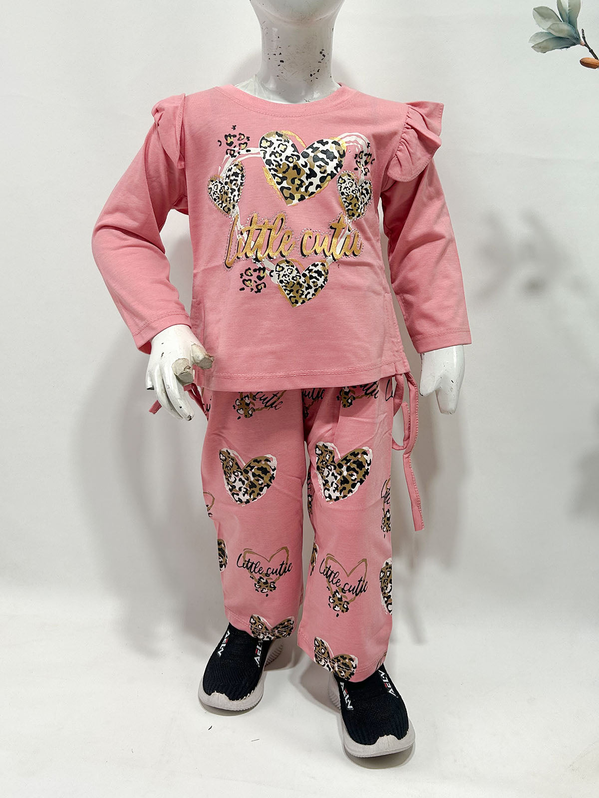 1Yr - 4Yrs Pink Little Cute Suit For Girls GS599