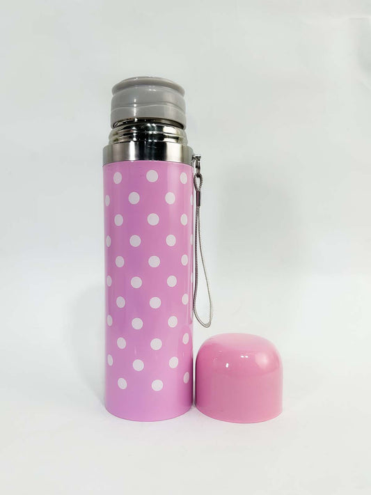 Dot Pink Stainless Steel Bottle 500ML D-57