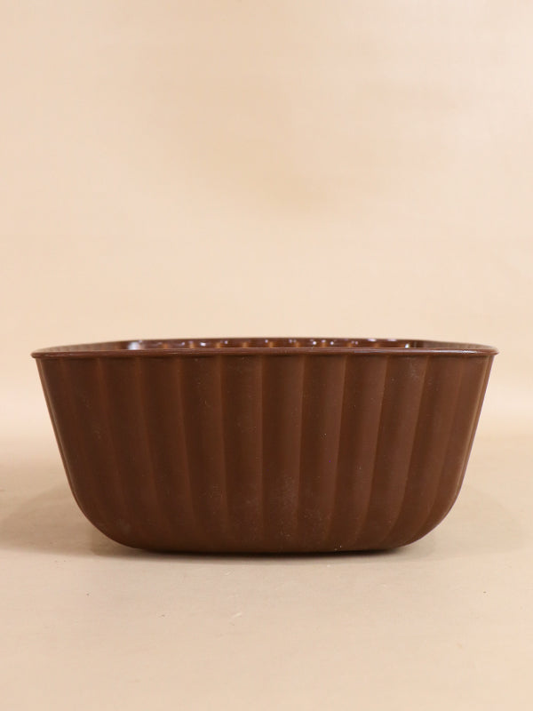 Dark Brown Plastic Serving Bowl/Container MB11