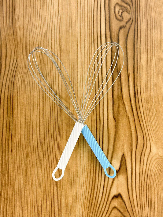 Multicolor Pack of 2 Mini Wire Whisks 19cm