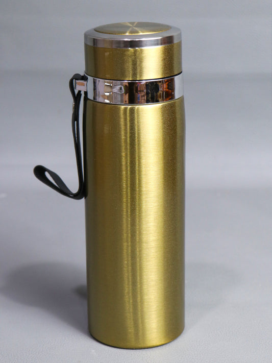 Golden Stainless Steel Vacuum Bottle D-35