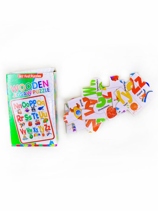 Wooden Jigsaw Puzzle - English Alphabets