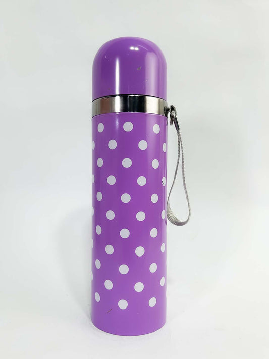 Dot Purple Stainless Steel Bottle 500ML D-58