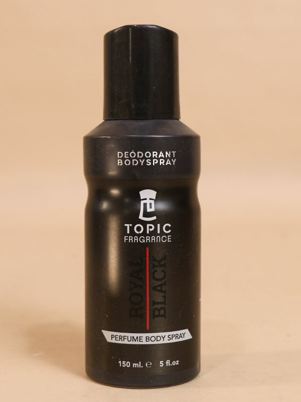 Topic Fragrance Royal Black Perfume Body Spray BS09 - 150ML