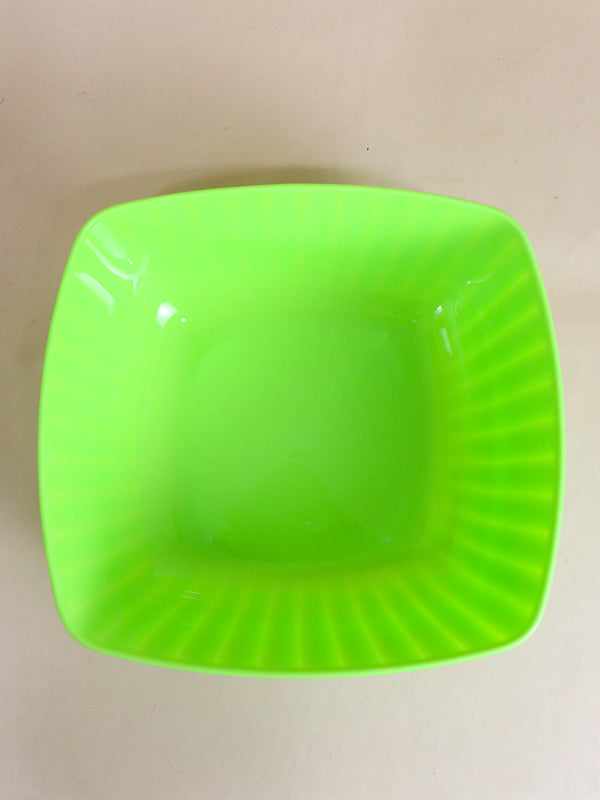 Lime Green Plastic Serving Bowl/Container MB11