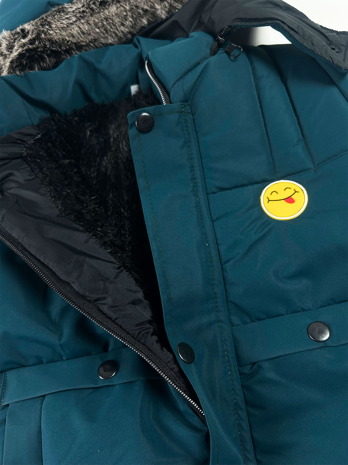 5Yrs - 10Yrs Kids Quilted Hooded Puffer Jacket Deep Teal KJ59