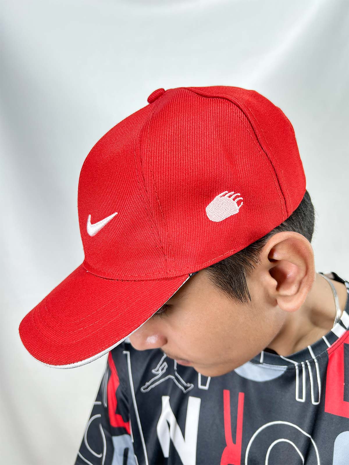 Red Basic P-Cap For Men CAP16