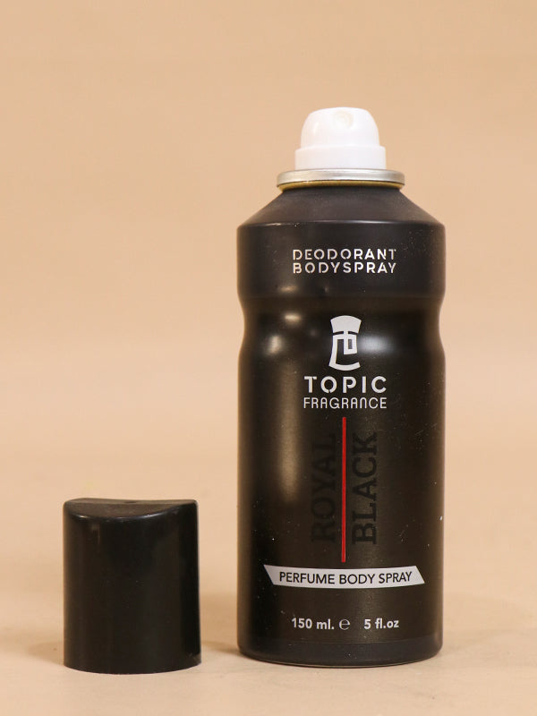 Topic Fragrance Royal Black Perfume Body Spray BS09 - 150ML