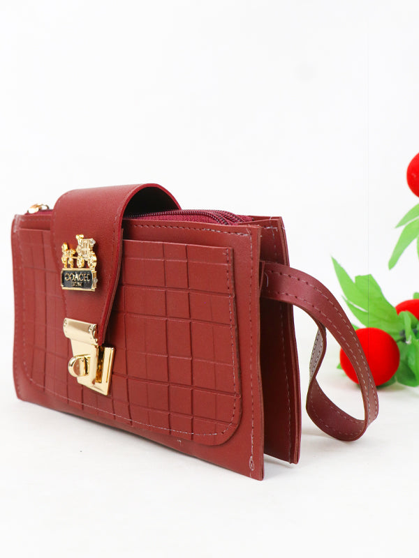 WHB49 Women's Handbag Maroon