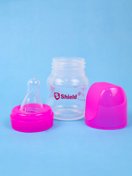 Shield Baby Feeder Transparent Pink - 125ML