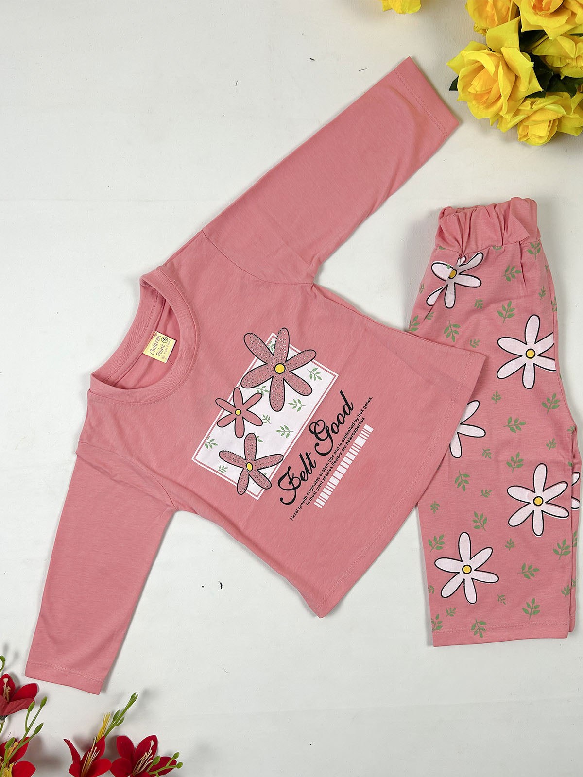 1Yr - 4Yrs Pink Suit For Girls GS600