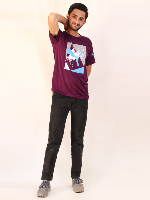 MTS25 SN Men's T-Shirt PUM Purple