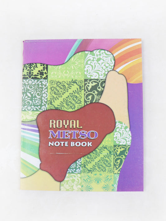Royal Metso English Notebook 17x21 CM
