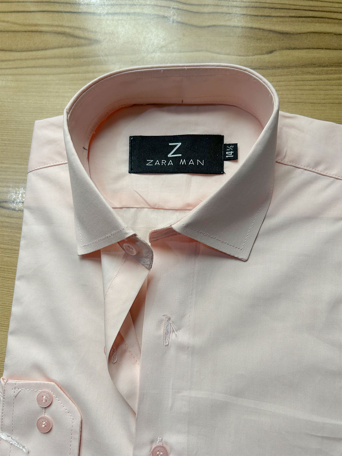 MFS731 100% Cotton Blush Pink Formal Dress Shirt For Men