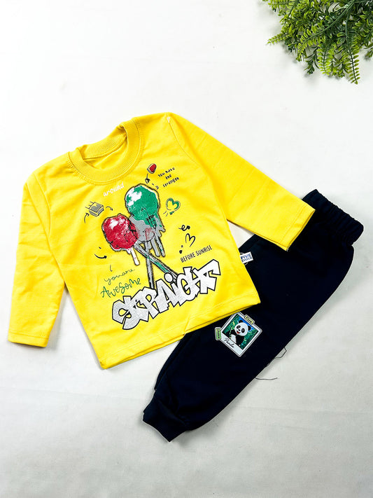 1Yr - 4Yrs Yellow Suit For Kids BS839