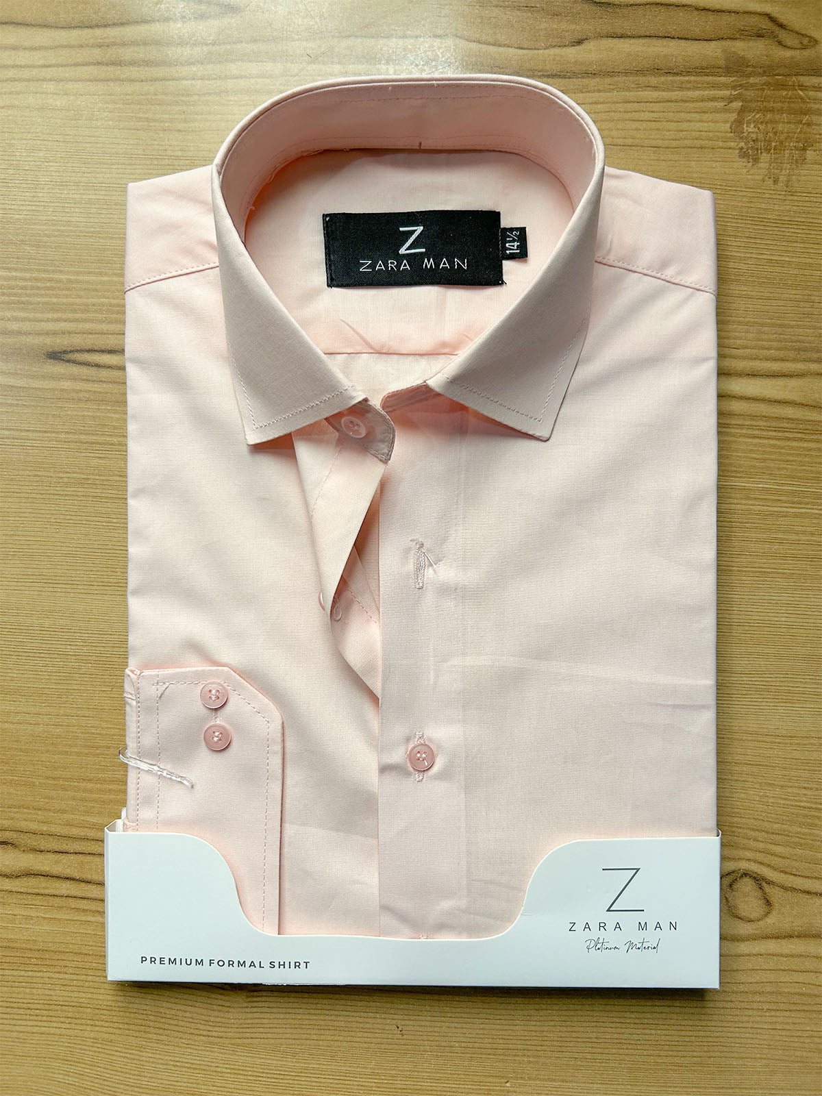 MFS731 100% Cotton Blush Pink Formal Dress Shirt For Men