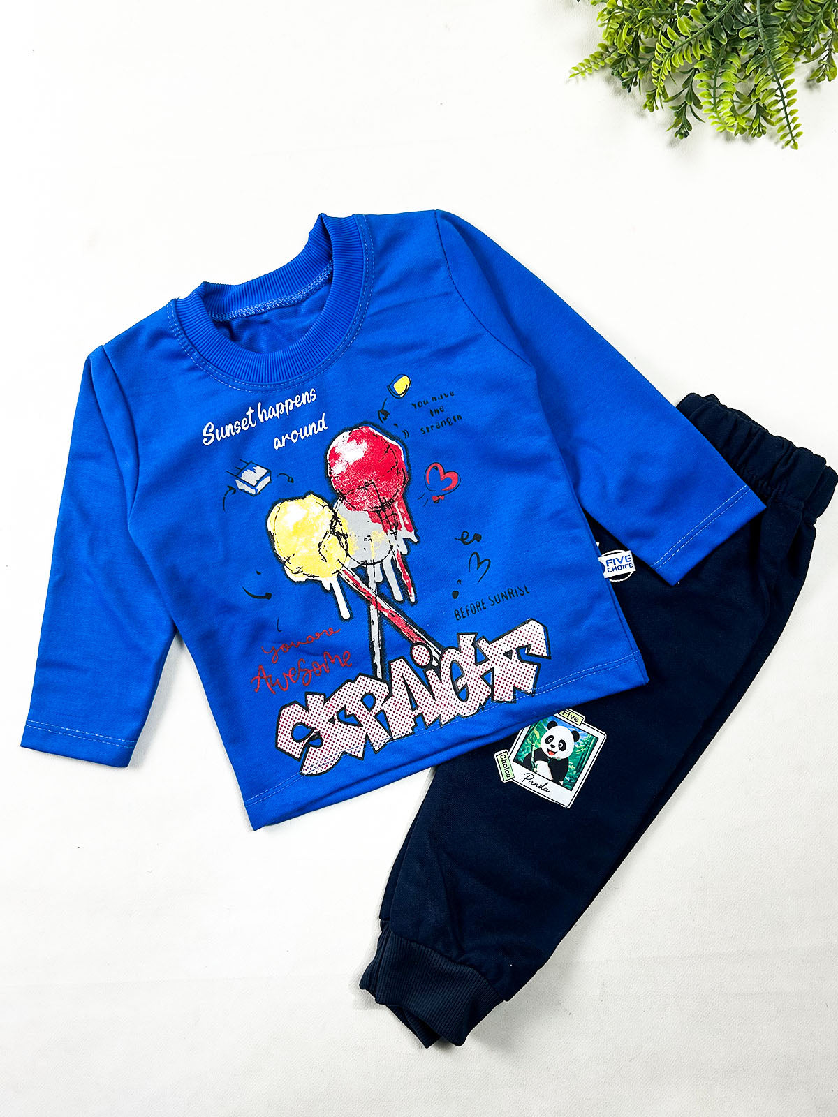 1Yr - 4Yrs Blue Suit For Kids BS840
