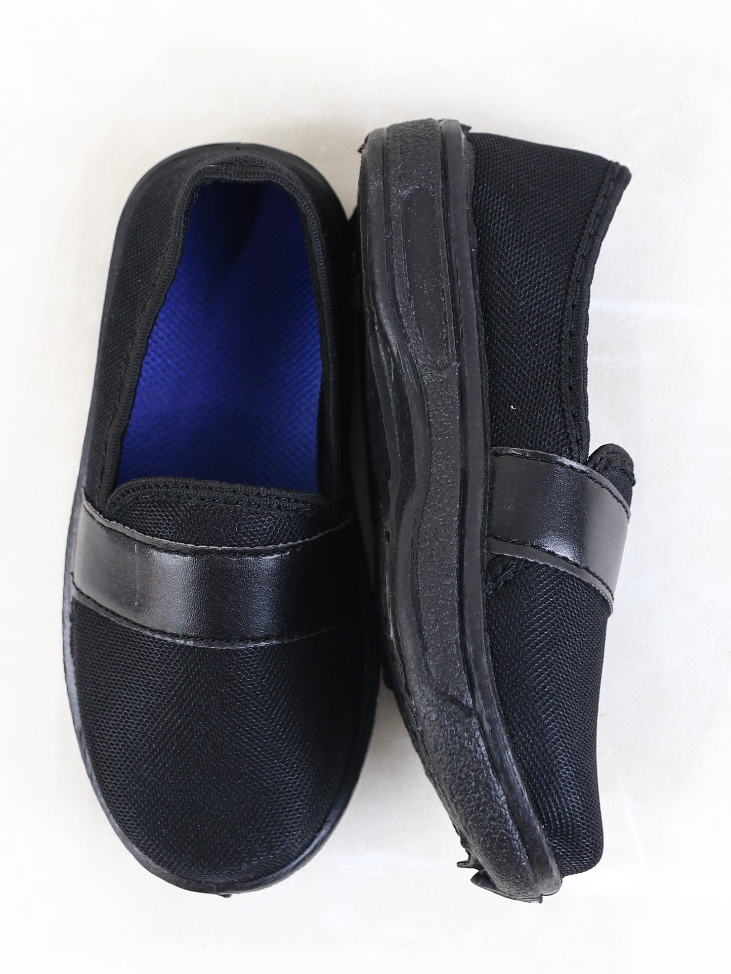 BS55 Boys Slip-On Shoes 5Yrs - 8Yrs Black