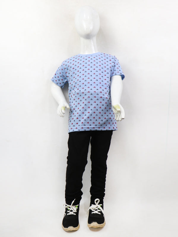 BTS02 MM Boys T-Shirt 2.5Yrs - 8Yrs C Light Blue