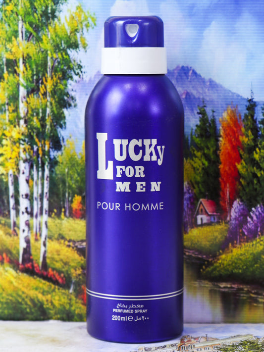 BS04 Lucky for Men Deodorant Body Spray - 200ML