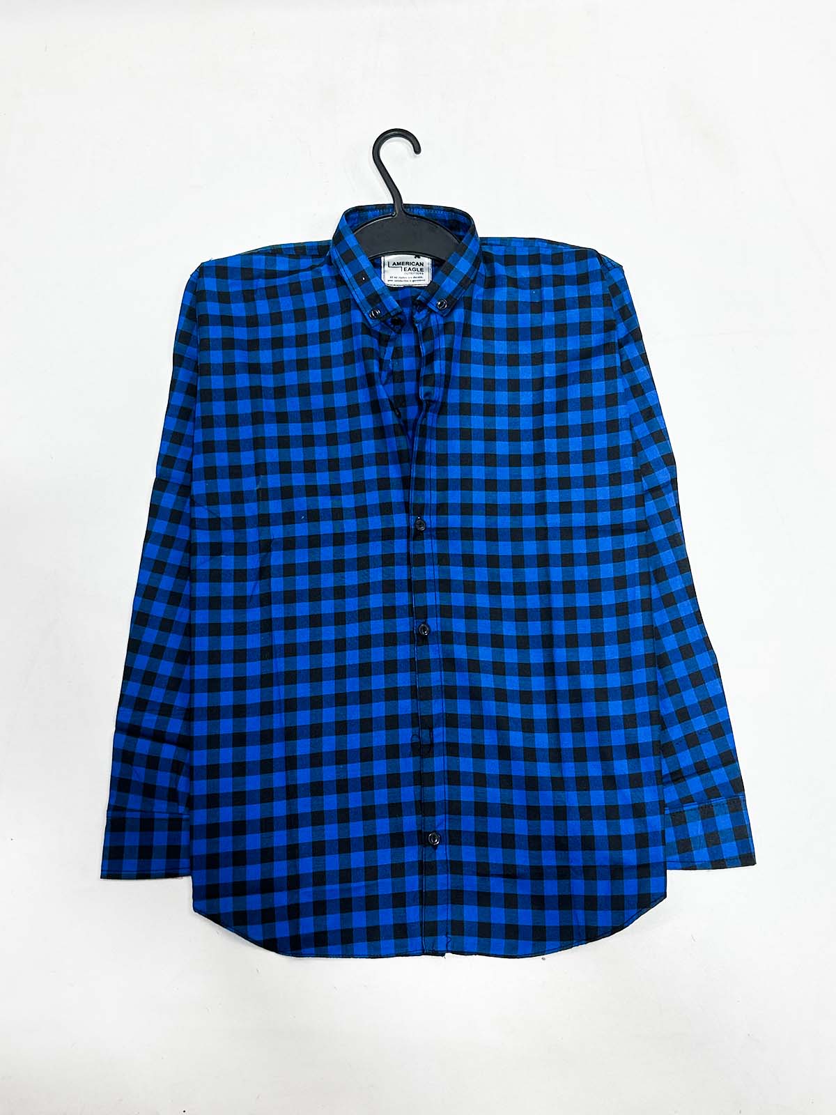 Blue Mini Checks Casual Shirt For Men MCS126