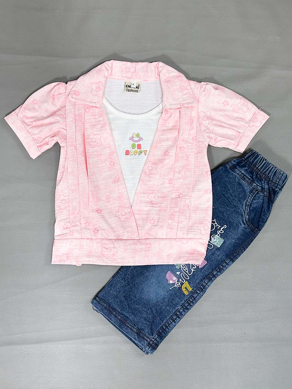 1Yr - 4Yrs Pink Suit For Girls OP GS404