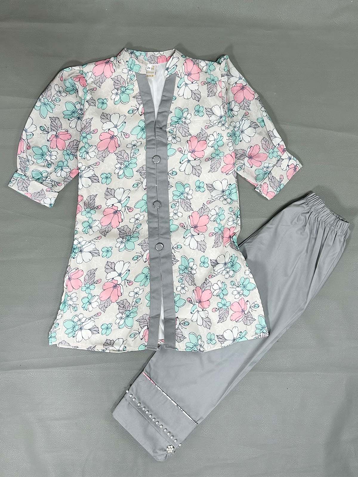 5Yr - 12Yrs Grey Suit For Girls OP GS409