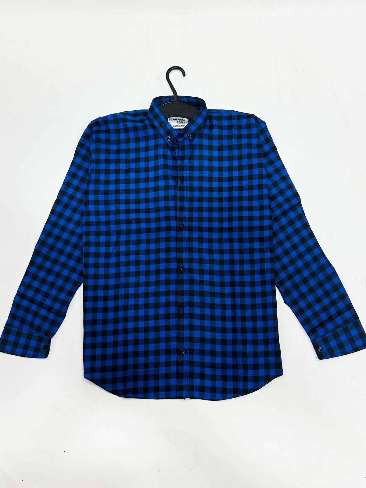 Blue Mini Checks Casual Shirt For Men MCS126