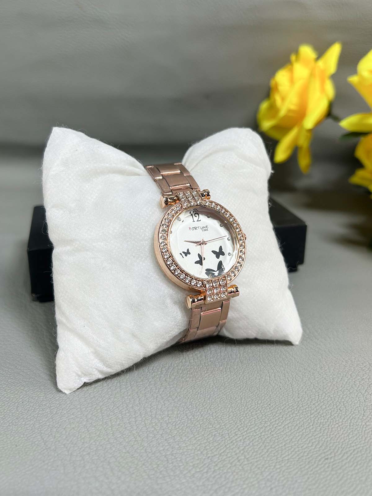 Brown Stylish Wrist Watch for Women WW74