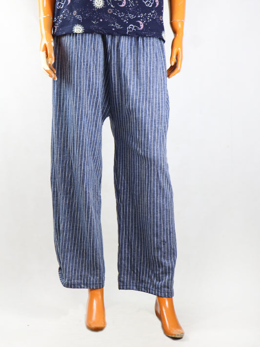 LT05 Ladies Casual Trouser Blue Lined