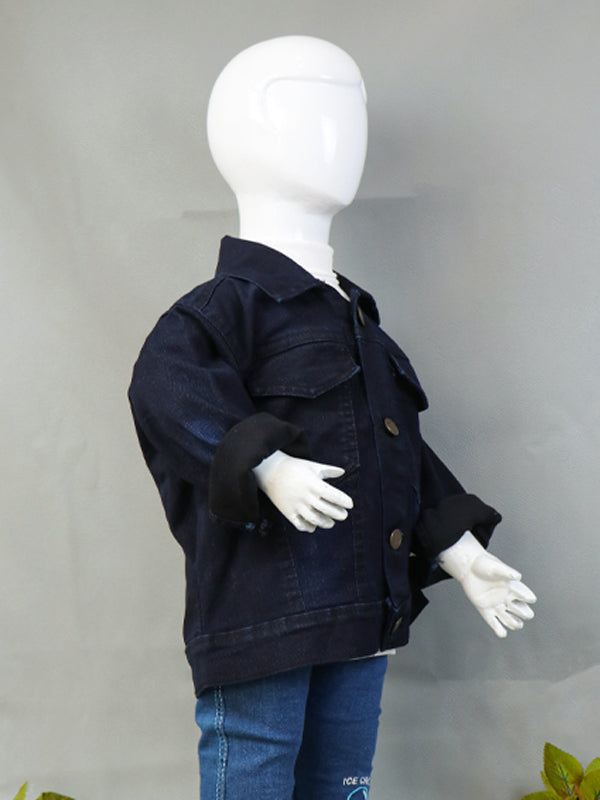 KDJ01 FZ Kids Denim Jacket 1.5 Yrs- 3.5 Yrs D-02 Multicolor